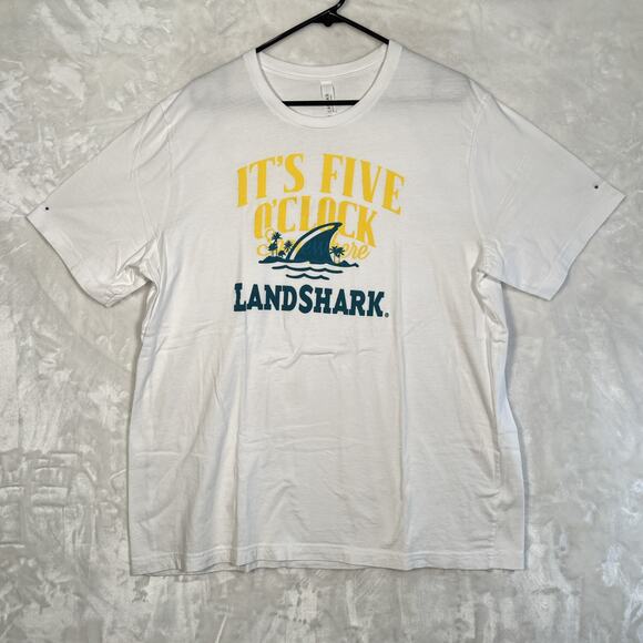 Landshark It's Five O'clock Somewhere T Shirt - NEW Size: 2XL - Picture 1 of 8